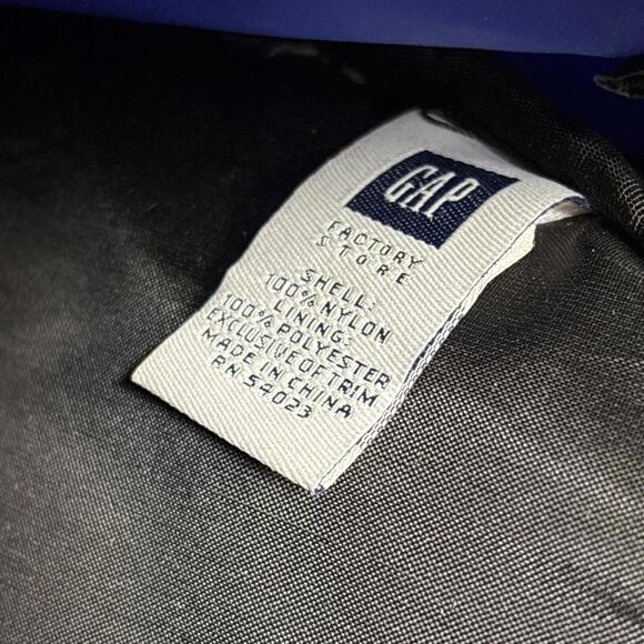 Gap Factory Backpack Vintage- Sum.'04, Blue and Yellow - Picture 7 of 11